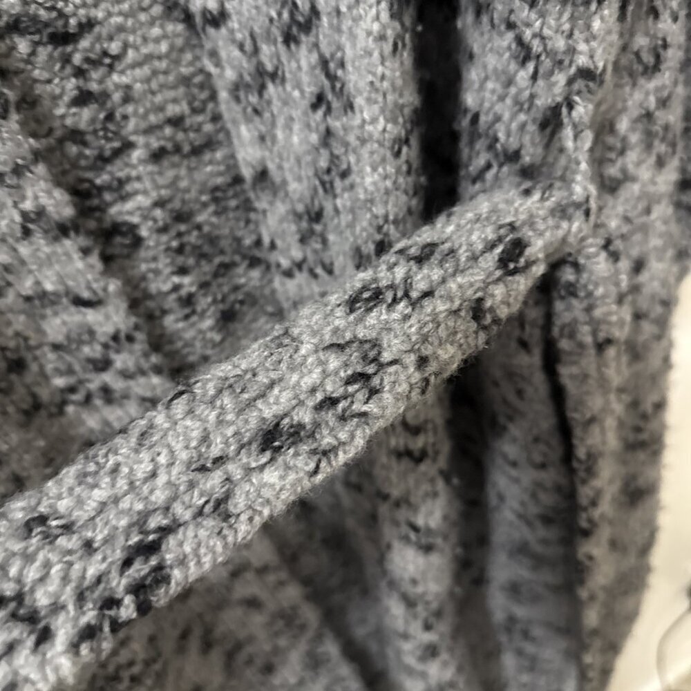Vince Marled Wool cashmere Blend Belted Gray Sweater Coat cardigan Size XS - Picture 5 of 11